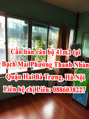 Chính chủ cần bán căn hộ 41m2 2 phòng ngủ tại trung tâm quận Hai Bà Trưng 13465432