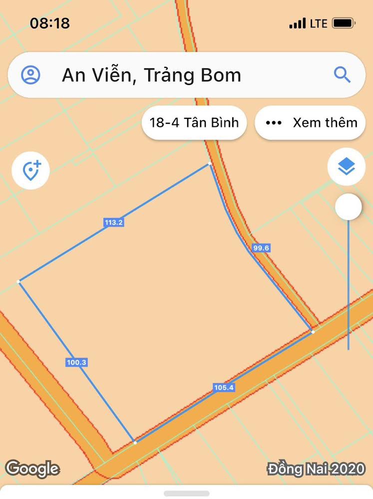 Bán đất An Viễn, Trảng Bom: 105 x 100= 10.467m2, giá 32 tỷ. 13469736