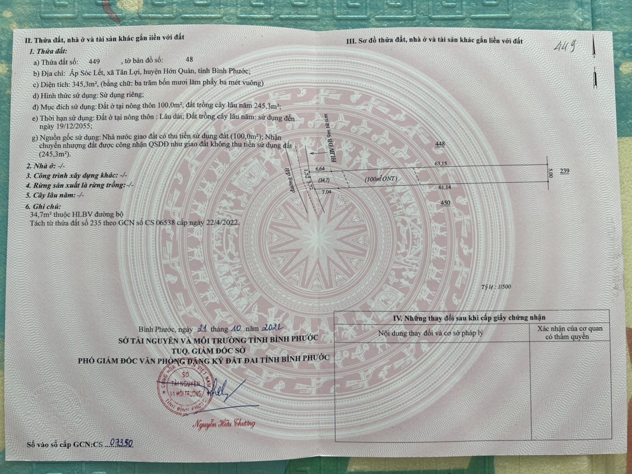 Cần bán gấp lô đất sổ sẵn ngay trung tâm Hớn Quản trả trước 200 triệu không lãi suất 13470116