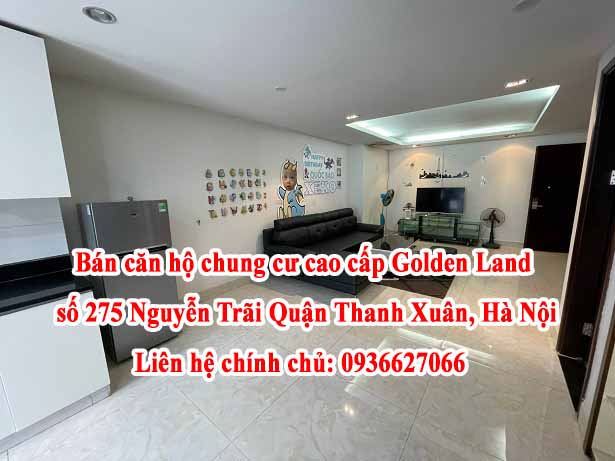 BÁN CĂN CHUNG CƯ CAO CẤP GOLDEN LAND ( Hoàng Huy ) Quận Thanh Xuân, Hà Nội 13475149