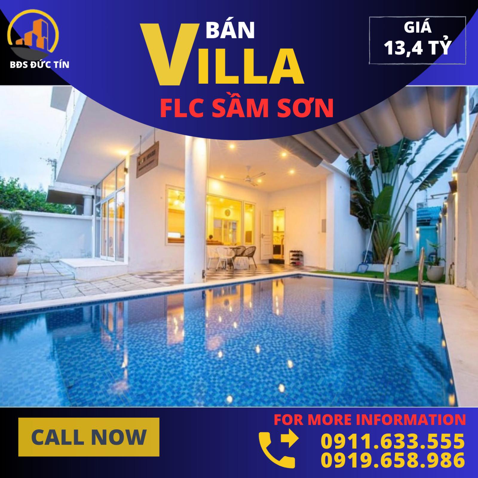 Bán biệt thự FLC giáp biển Sầm Sơn sổ đỏ chính chủ 13480187