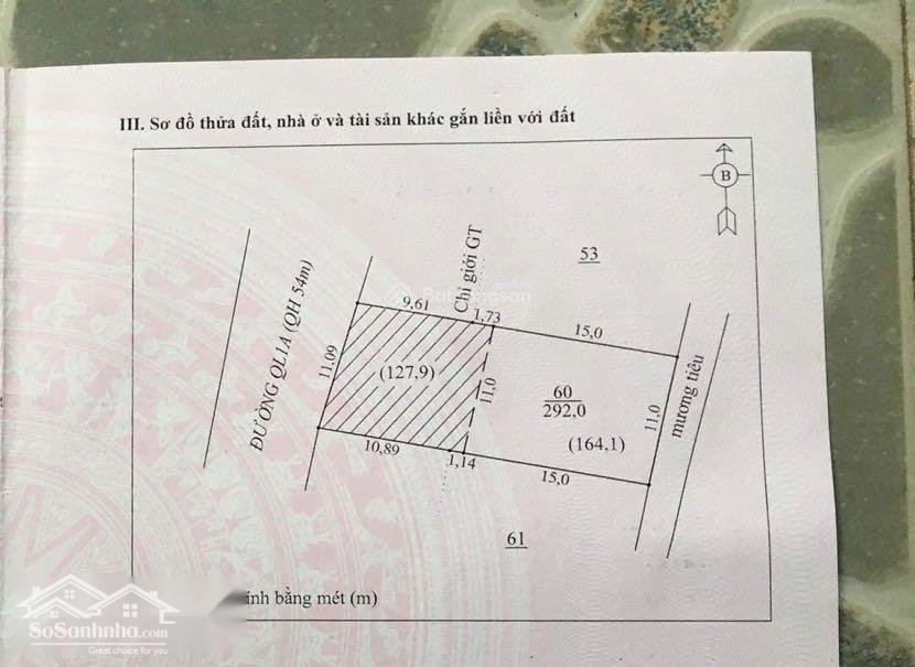 Chính chủ bán lô đất đẹp, vuông vức bám mặt tiền Đường Quốc lộ 1A, Xã Diễn An, Diễn Châu, Nghệ An 13484662