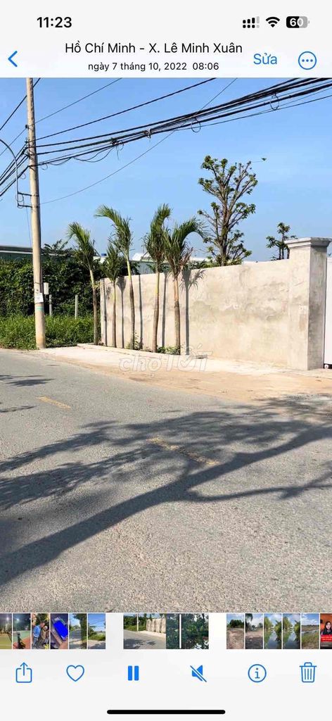 Bán đất mặt tiền Lê đình chi chính chủ Xã Lê Minh Xuân, Huyện Bình Chánh 13492582