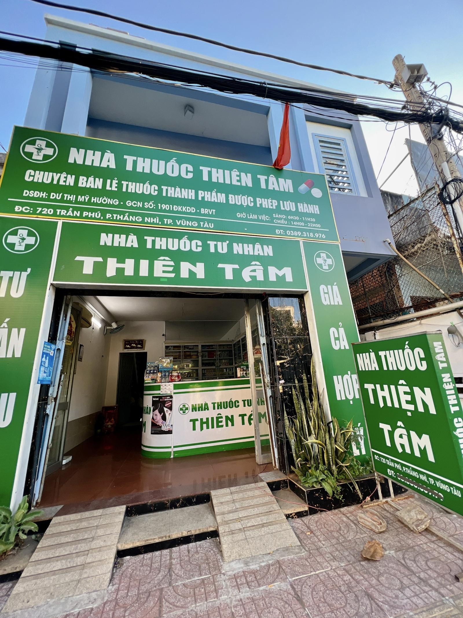 SANG NHƯỢNG QUẦY THUỐC 720 TRẦN PHÚ – PHƯỜNG THẮNG NHÌ – THÀNH PHỐ VŨNG TÀU 13530185