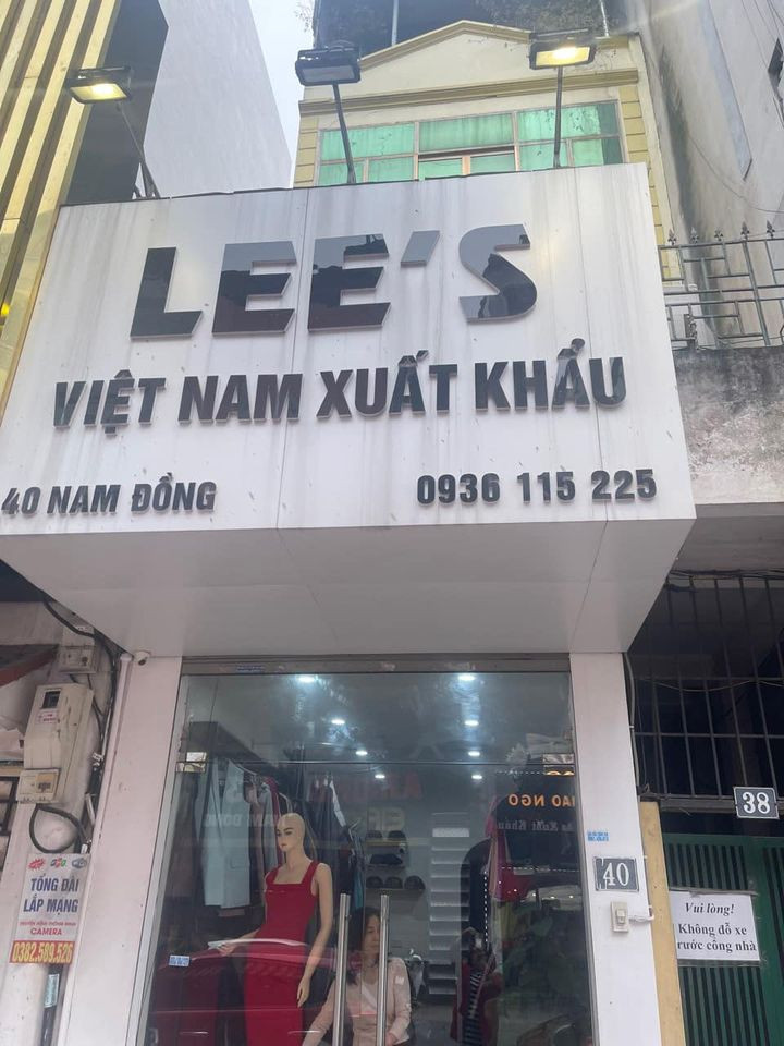 SANG NHƯỢNG SHOP THỜI TRANG VIỆT NAM XUẤT KHẨU 40 NAM ĐỒNG – ĐỐNG ĐA – HÀ NỘI 13538777