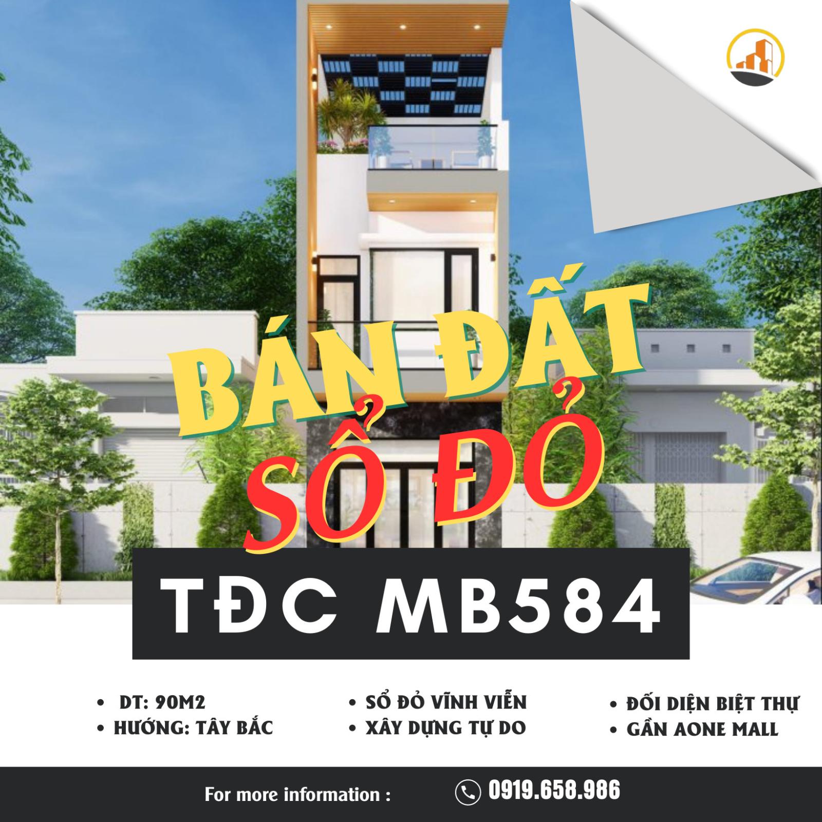 Bán đất sổ đỏ tái định cư mặt bằng 584 Đông Nam đối diện biệt thự 13538920