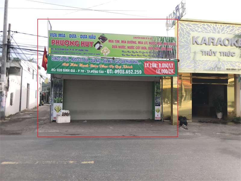 Cho thuê mặt bằng cạnh chợ Rạch Dừa đường Bình Giã P10, TP Vũng Tàu 13539546