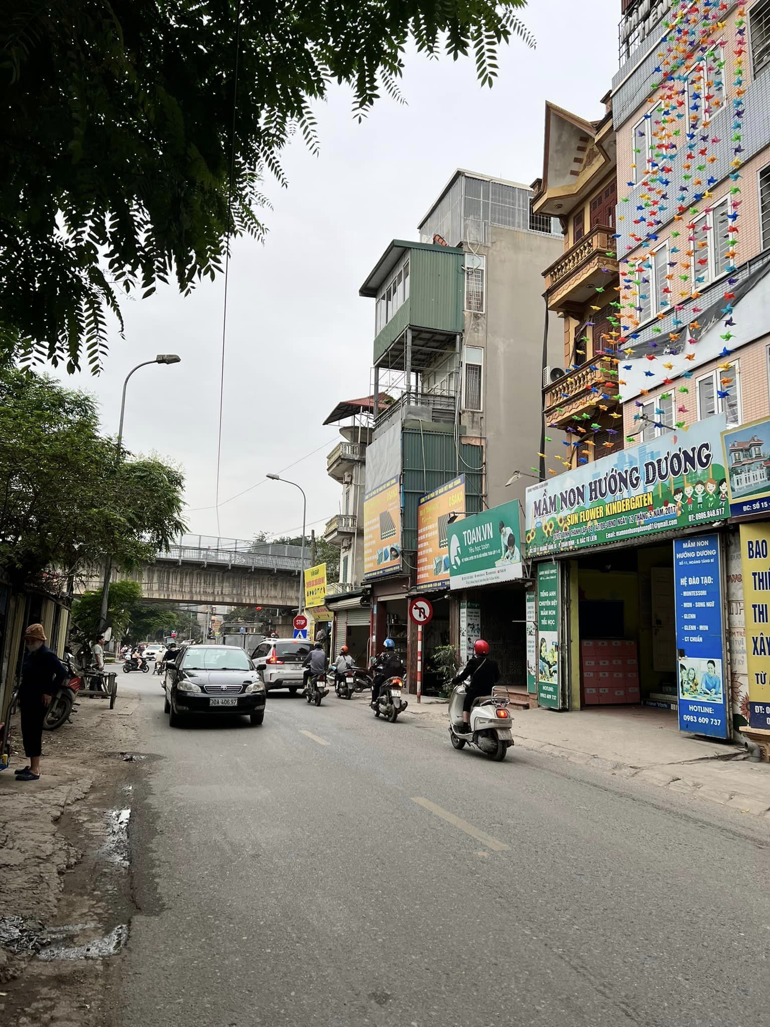 MẶT PHỐ HOÀNG TĂNG BÍ  - VỈA HÈ - KINH DOANH–GARA- 2 THOÁNG  57MX5T 5.8TỶ 13555687