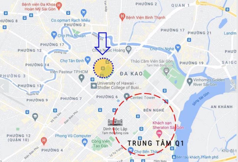 Bán Khuôn Đất mặt tiền 72-74 Võ Thị Sáu, Quận 1 : 38m x 56m  Giấy Phép 3 hầm 25 Tầng 13556609