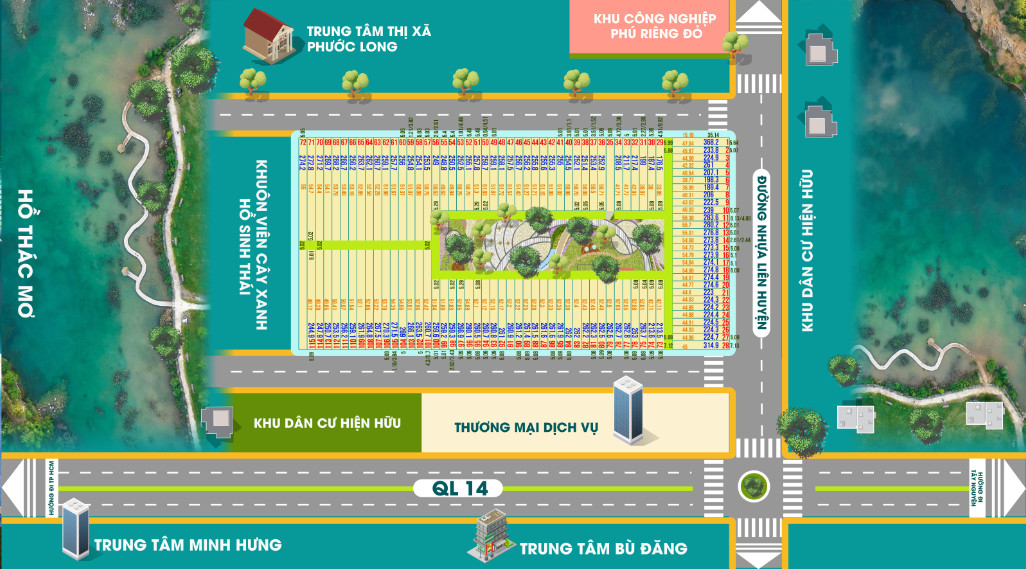 Đất ngay view hồ Thác Mơ Bình Phước giá chỉ 270triệu/250m² có thổ cư 100m² 13578547