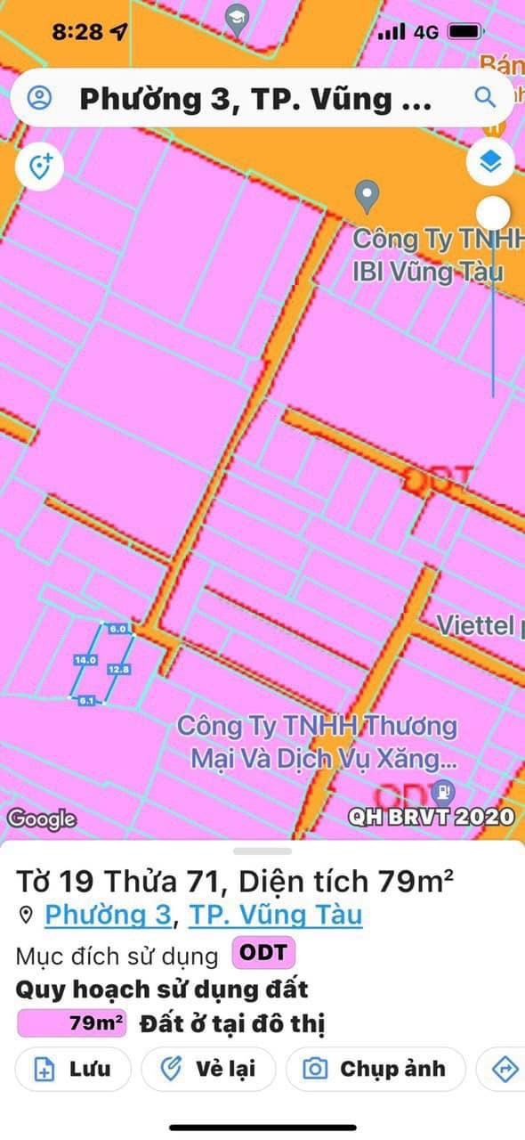 BÁN LÔ ĐẤT ĐỊA CHỈ 11/13 PHAN ĐĂNG LƯU - PHƯỜNG 3 - THÀNH PHỐ VŨNG TÀU 13602405