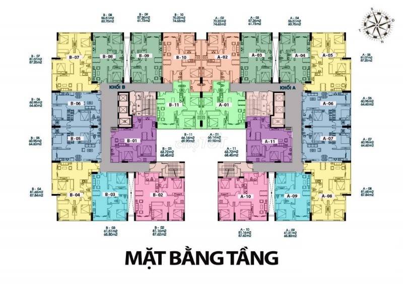 Căn hộ 61m2 Stown Tham Lương 02PN - Quận 12, tầng cao, view ngoài 13635091