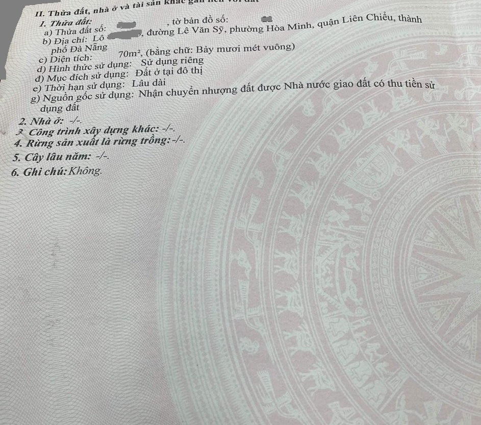 🔴💥Bán đất CHÍNH CHỦ đường Lê Văn Sỹ, Hòa Minh, Liên Chiểu, Đà Nẵng 13674156