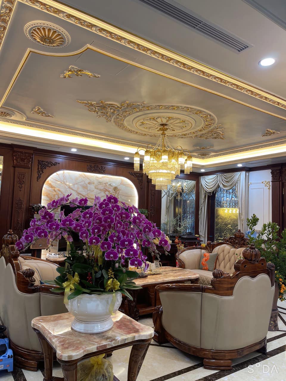 BÁN NHÀ LIỀN KỀ ĐẠI KIM THANG MÁY KINH DOANH DT 125 MT 10 GIÁ 31 TỶ 13676389