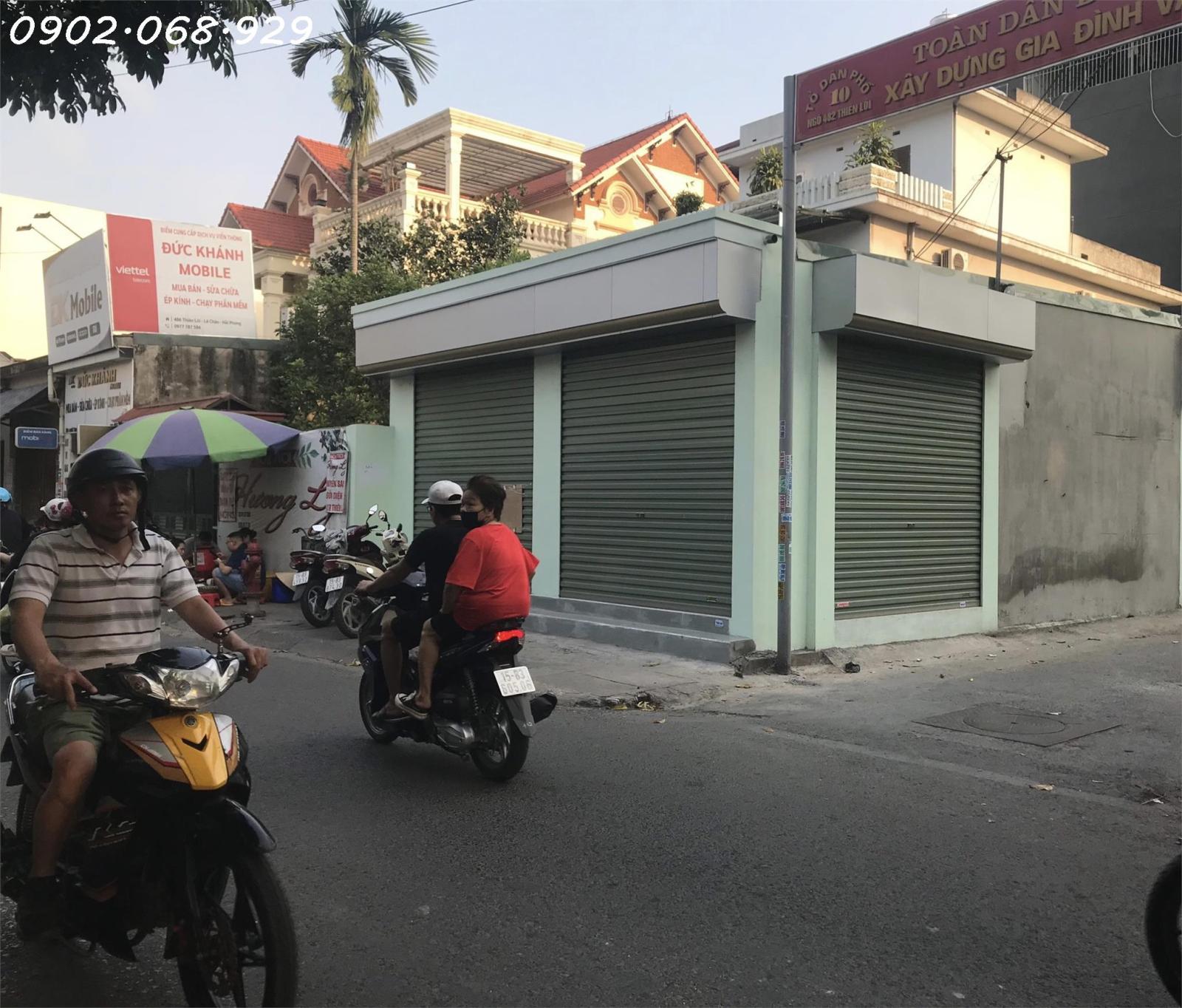 Cho thuê Cửa Hàng mặt đường Thiên Lôi - Hải Phòng ( đoạn sau khu vực Aeon mall gần đường Khúc Thừa 13679652