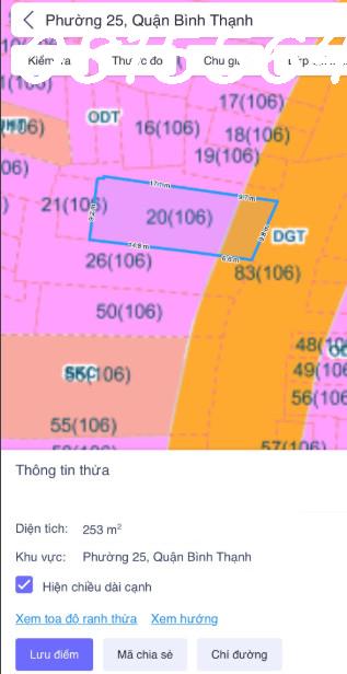 Bán nhà 2MT đường tân cảng, P25, Bình Thạnh. DTKV 252m2 Giá 60 tỷ 13688365