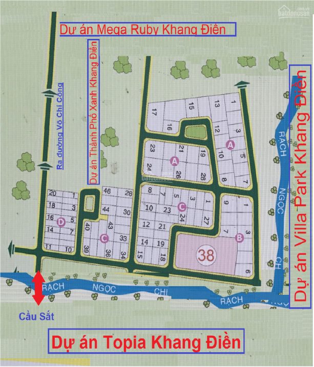 Bán đất nền dự án Dòng sông xanh (khu phân lô Phạm Trọng Tuấn) sổ đỏ, DT 200m2, mặt tiền rạch, Bưng Ông Thoàn, quận 9 13697441