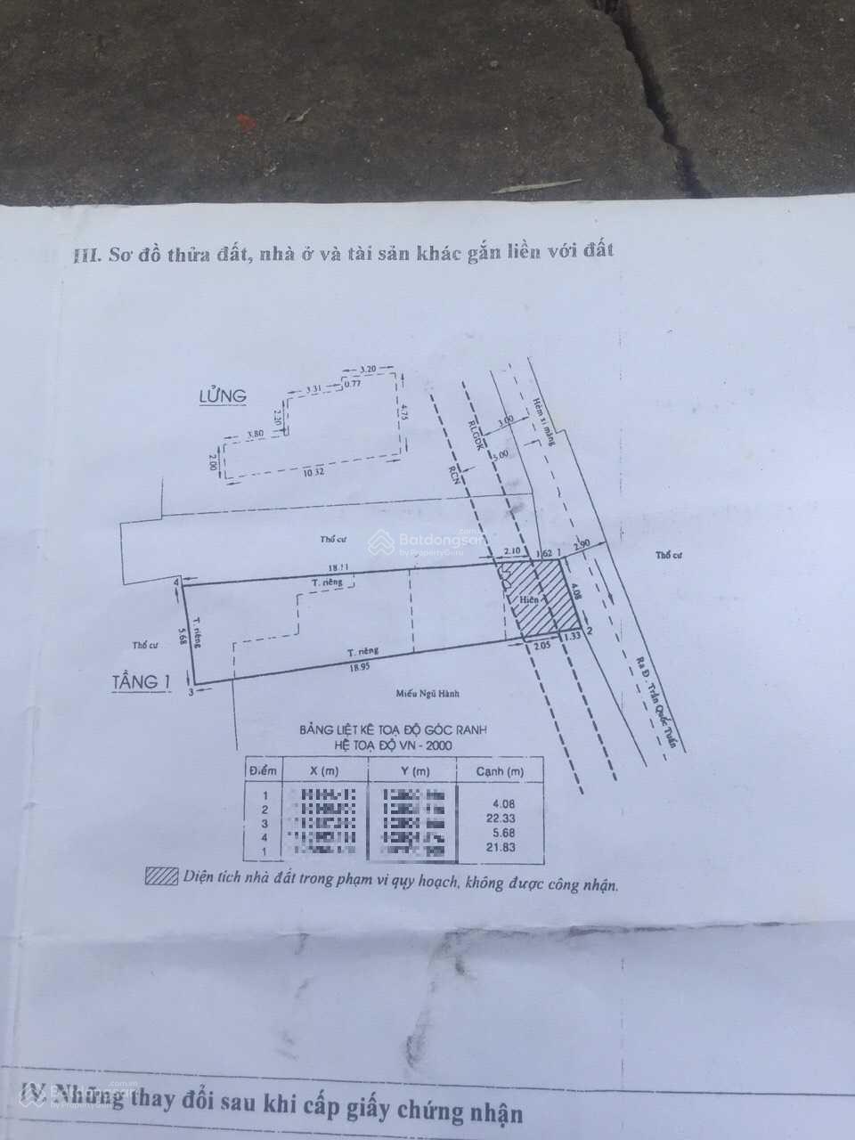 Chử gửi bán nhà C4 Trần Quốc Tuấn, P1, Gò Vấp. DT (4X20m) nở hậu 5,7m. Giá 6,8 tỷ TL 13709973