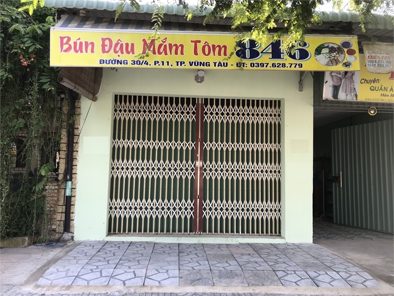 Cho thuê mặt bằng đẹp ngay Chợ Cũ Phường 11 đường 30/4 TPVT 13713324