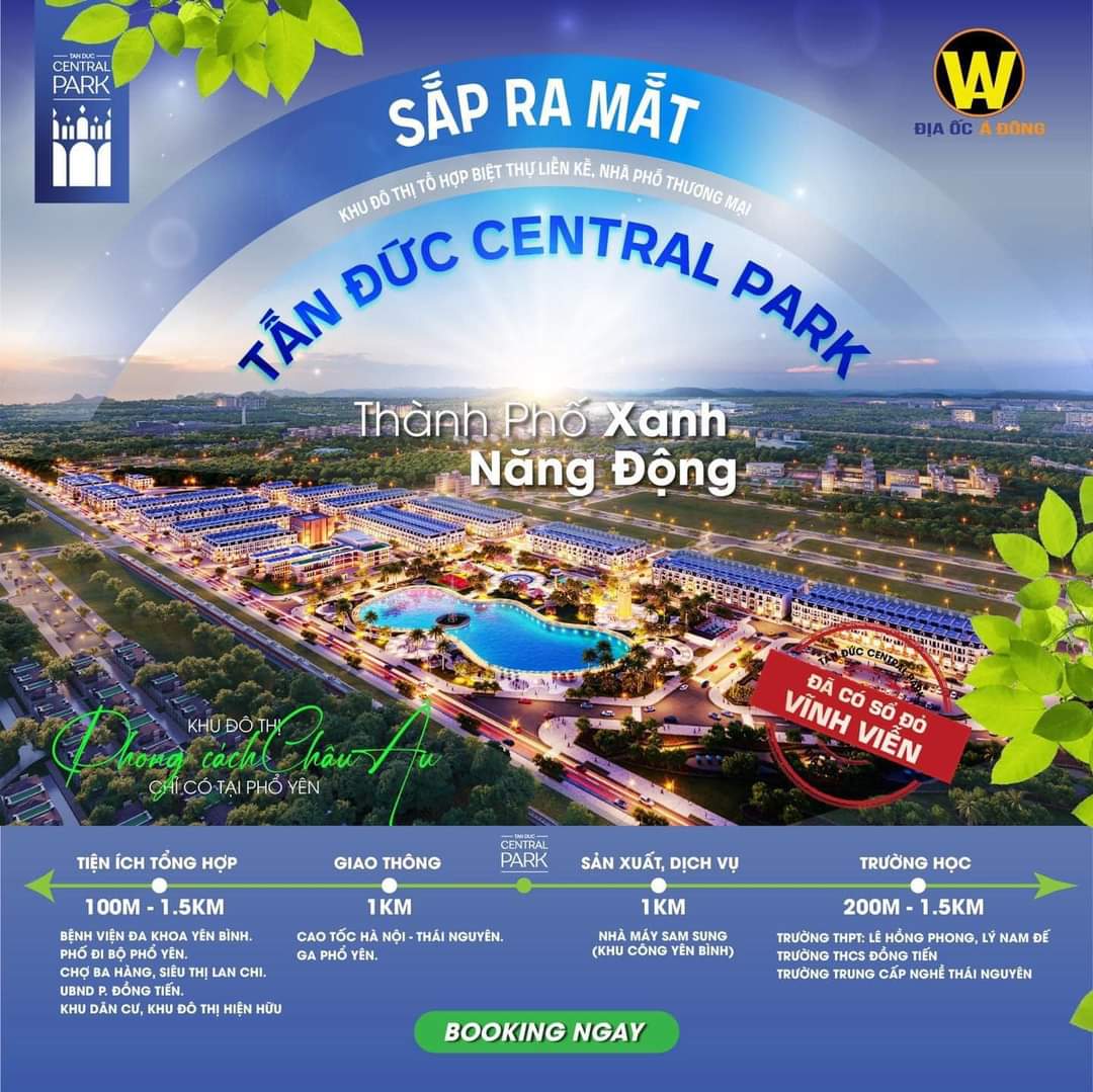 👉 HOT 👉👉🔰 Mở Bán dự án Khu Đô Thị Z131 (Tấn Đức Central Park). 
💎 Dự án được chờ đợi nhất 2023 13745230