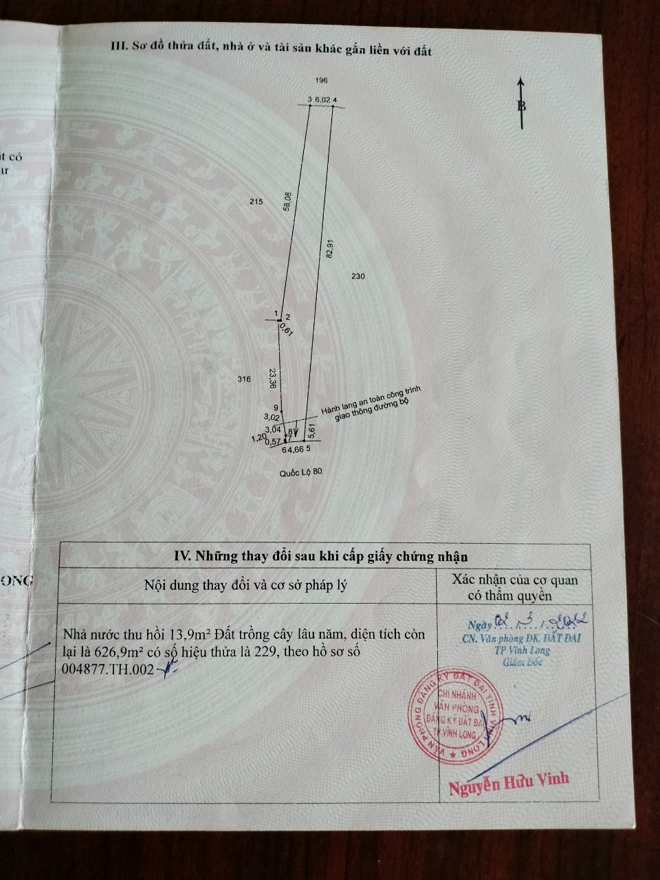 Cần Bán Lô Đất Mặt Tiền Quốc Lộ 80 - TP Vĩnh Long 13766441