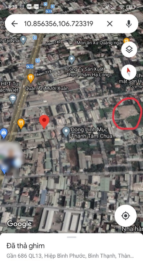 Cần bán lô đất lớn 2000m2 thổ cư, giá 23,8tr/m2 Hiệp Bình Phước, Thủ Đức. Lh: 0931834579
 13794412