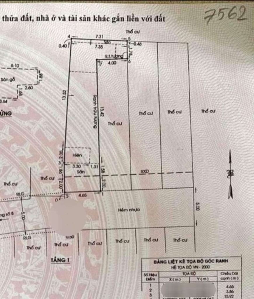 Đất 4,7 hậu 7,3 x 20 hẻm 5m 1/ Đường Số 8, gần trường Nguyễn Du 5,4 tỷ 13830445