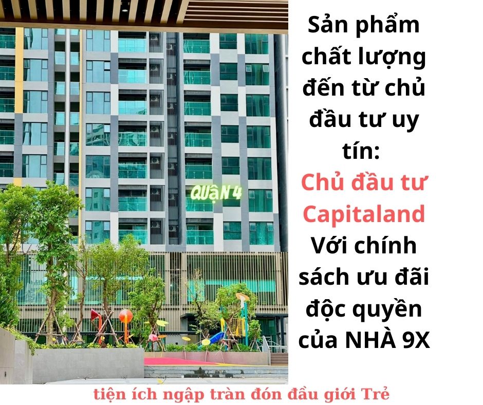 Nhà 9X có chính sách ưu đãi cực lớn khi mua căn hộ De La Sol cùa CDT Capitaland quận 4 13838255
