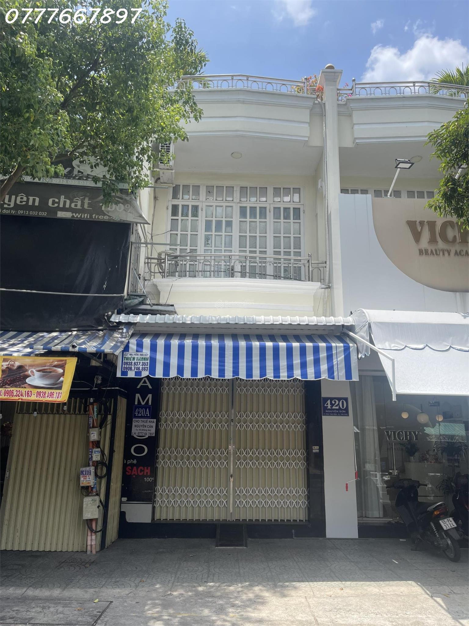 Cho thuê nhà nguyên căn 420 đường Nguyễn Sơn, phường Phú Thọ Hòa, giá thuê 16 triệu/ tháng 13847757
