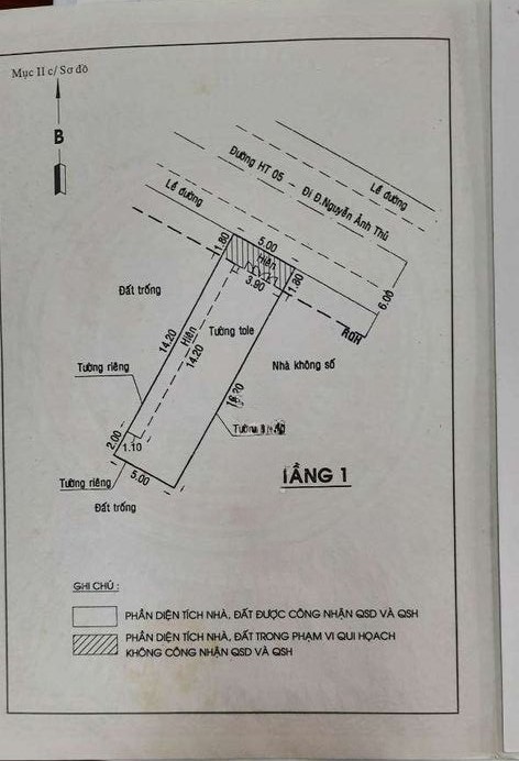 Mặt tiền Hiệp Thành 5, Dt 5x18 tặng dãy trọ ngay KCN Tân Thới Hiệp 5tỷ 13848704