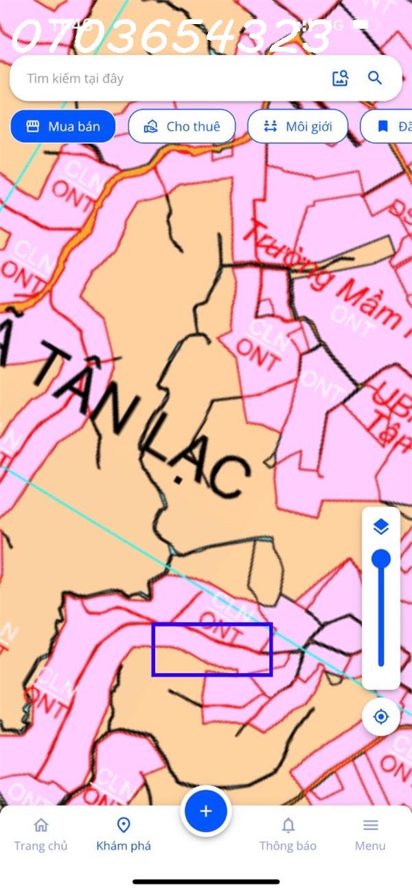 Cần tiền bán đất xã Tân Lạc, Bảo Lâm, Lâm Đồng, vườn cây trái xum xuê, view nhìn núi 13869289