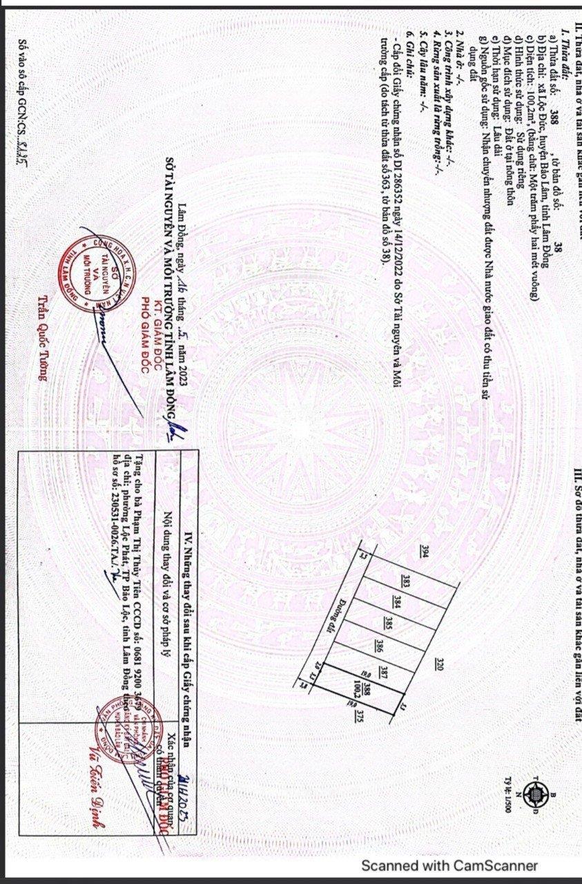 Đầu Tư Đất Thổ cư, Sổ sẵn TP Bảo Lộc, Gần Ngay Nút Giao Cao Tốc Dầu Giây-Liên Khương 13880116