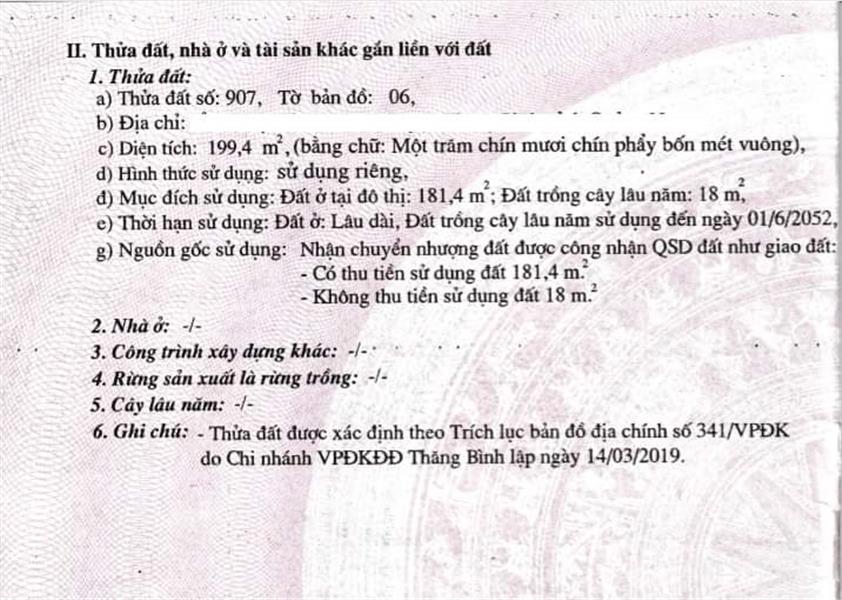ĐẤT ĐẸP - GIÁ TỐT - VỊ TRÍ ĐẸP Tại TT Hà Lam - Thăng Bình - Quảng Nam 13890156