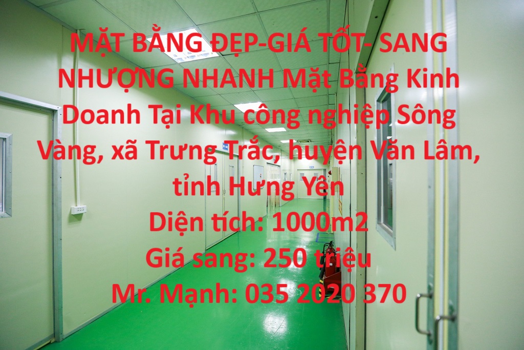 MẶT BẰNG ĐẸP-GIÁ TỐT- SANG NHƯỢNG NHANH Mặt Bằng Kinh Doanh Tại Văn Lâm, Hưng Yên 13892031