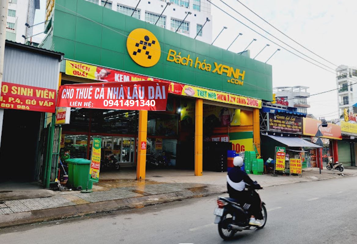 Siêu thị Trả Mặt  Bằng : 345m2 Mặt tiền thương Hiệu Đường Nguyễn Oanh, Q Gò Vấp 13901848