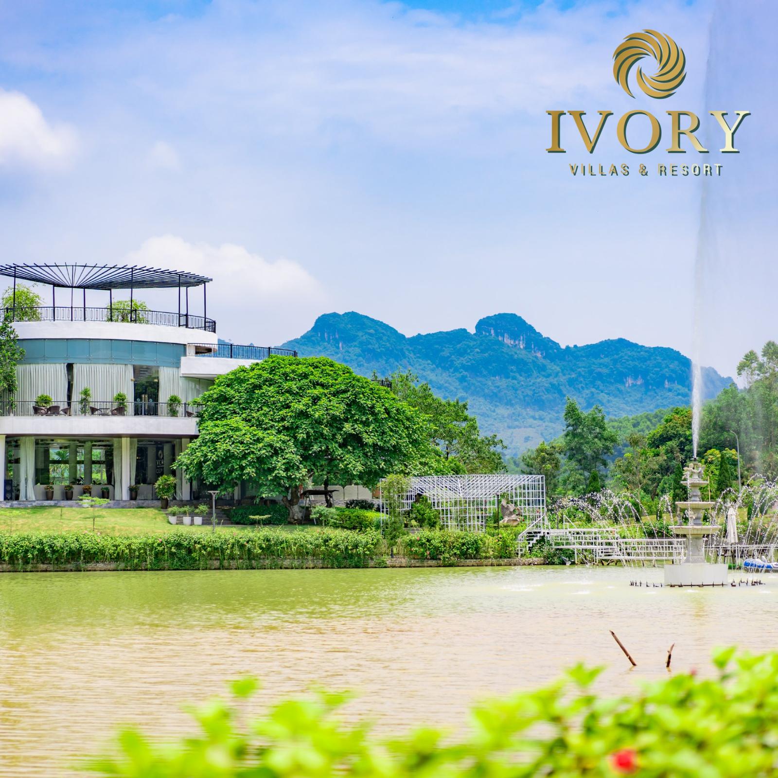 Sở hữu truyền đời dinh thự nghỉ dưỡng ven đô 20tr/m2 IVORY Resort Lương Sơn Hoà Bình 13904150