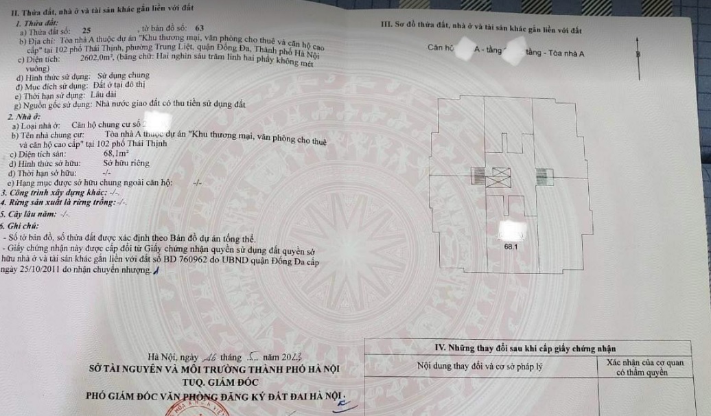 O94 lO7 l689. Bán căn hộ chung cư cao cấp Hà Thành Plaza 102 Thái Thịnh - Đống Đa thuận tiện đi 13913471