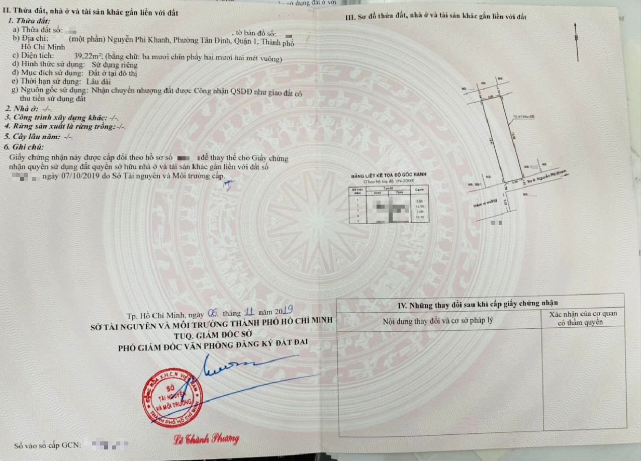 NHÀ QUẬN 1 - HAI MẶT HẺM - KO LỘ GIỚI - KO QUY HOẠCH - 39,2M2 GIÁ CHỈ 5.0 TỶ !!! 13918793