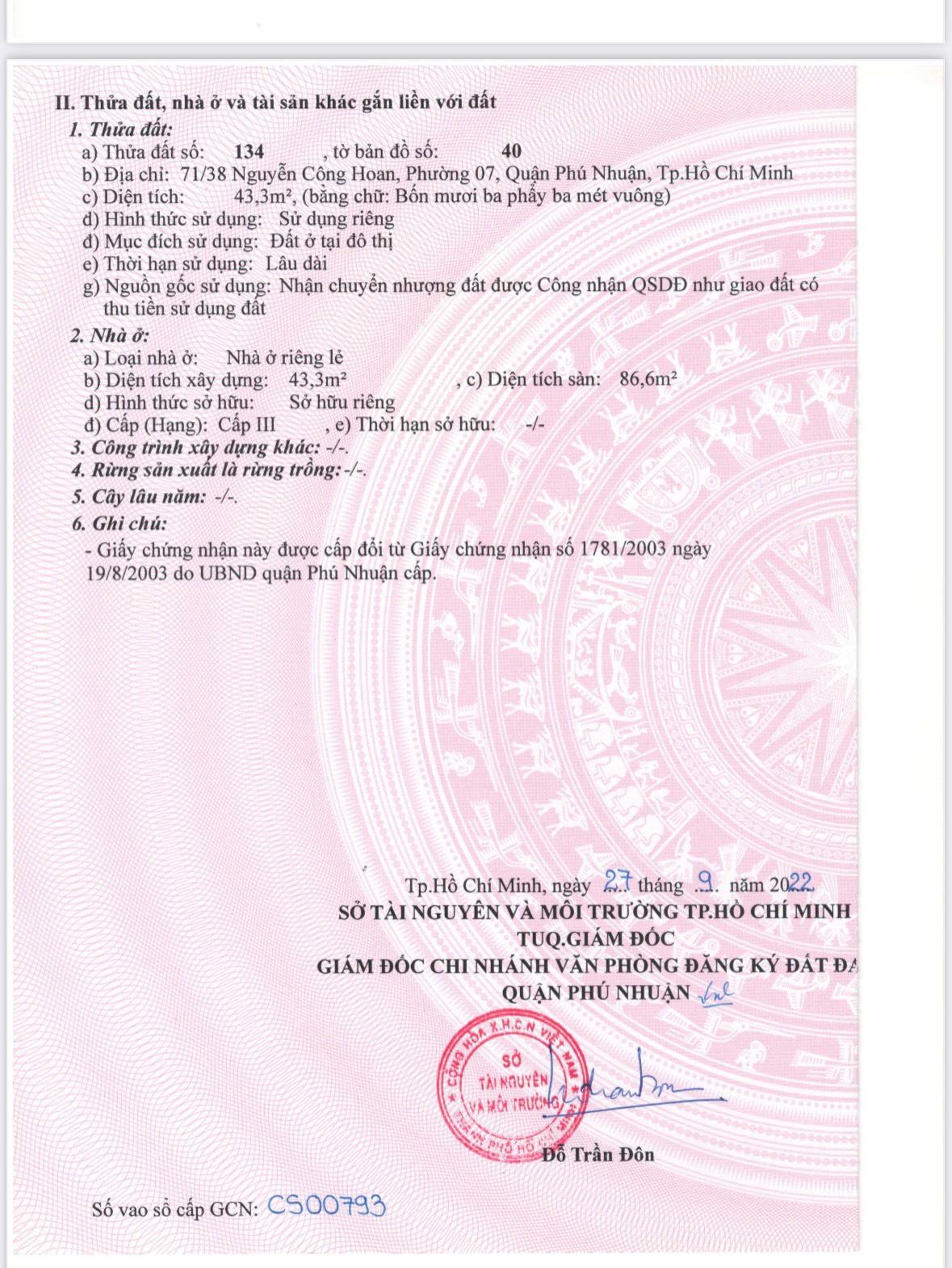 CHÍNH CHỦ Cần Bán Gấp Căn Nhà HXH Vị Trí Đẹp Tại Quận Phú Nhuận - HCM 13924382