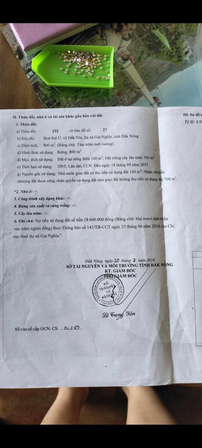 ĐẤT ĐẸP - GIÁ TỐT - Chính Chủ Cần Bán Đất Vị Trí Đẹp xã Đắk Nia, TP Gia Nghĩa 13944549