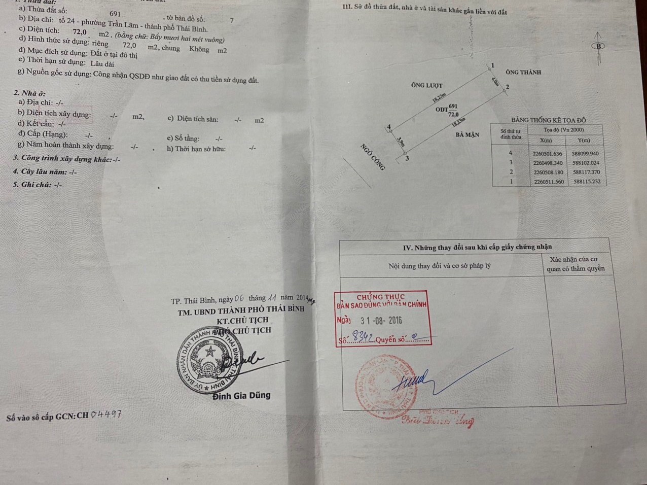 Chính Chủ Cần Bán Đất Tổ 14 Ngõ 532 Trần Lãm Thành Phố Thái 
Bình  13949099