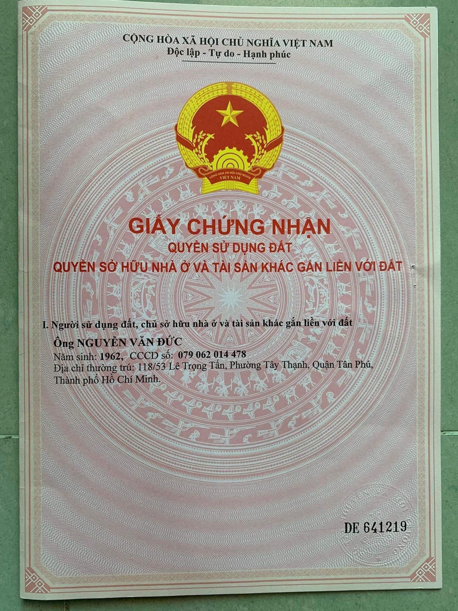 NHÀ ĐẸP CHÍNH CHỦ Cần Bán Gấp Căn Nhà Mặt Tiền Đẹp Tại Tân Phú 13949757