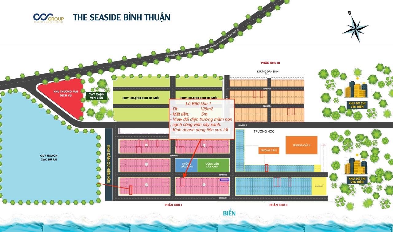 ĐẤT ĐẸP - GIÁ TỐT - Bán đất dự án Seaside mặt biển Hoà Phú, Bình Thuận (Cạnh Phan Rí Cửa) 13963194