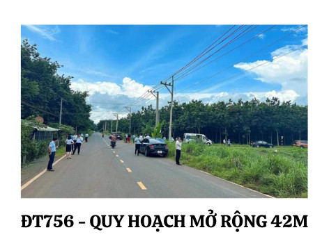 Đất mặt tiền ĐT756 giá 670triệu công chứng ngay 13995355