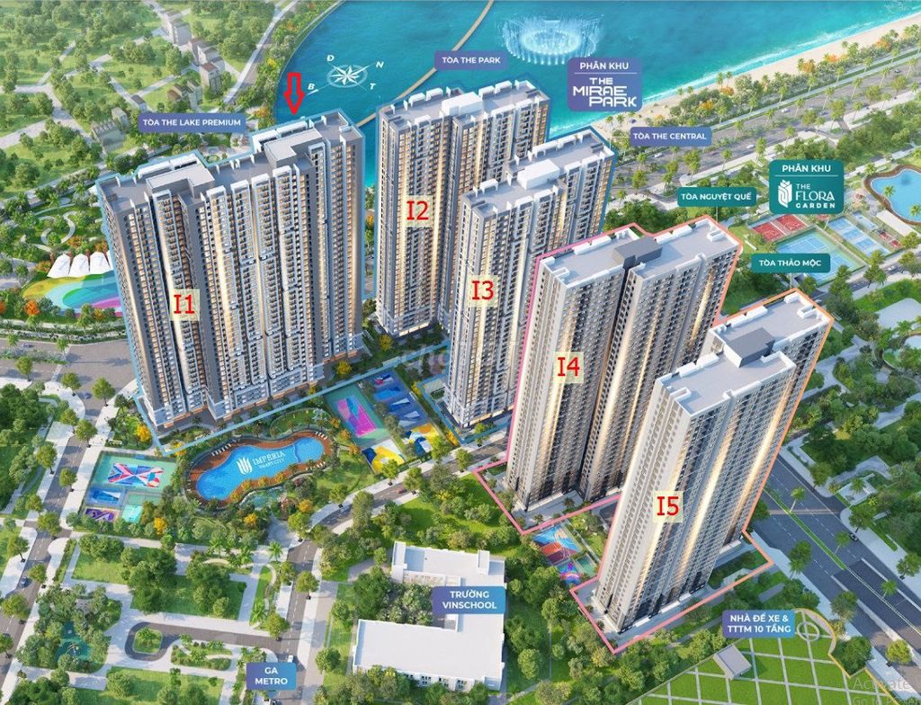 Chính chủ bán căn hộ 54,2 m2 Tòa I1 Imperia Smart City - KĐT Vinhomes Smart City Tây Mỗ - Đại Mỗ, 13997237