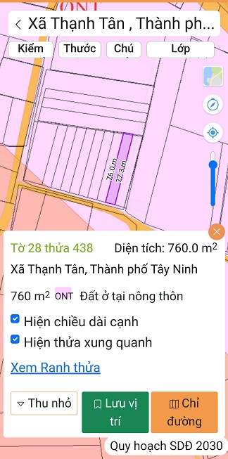 CHÍNH CHỦ CẦN BÁN ĐẤT ẤP THẠNH TRUNG ,XÃTHẠNH TÂN TP TÂY 

 TỈNH TÂY NINH 13997571