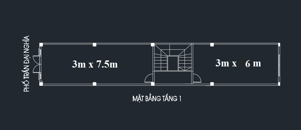 CHO THUÊ TẦNG 1 MẶT PHỐ TRẦN ĐẠI NGHĨA, PH. BÁCH KHOA, Q. HAI BÀ TRƯNG, HÀ NỘI (50M2) 14001517