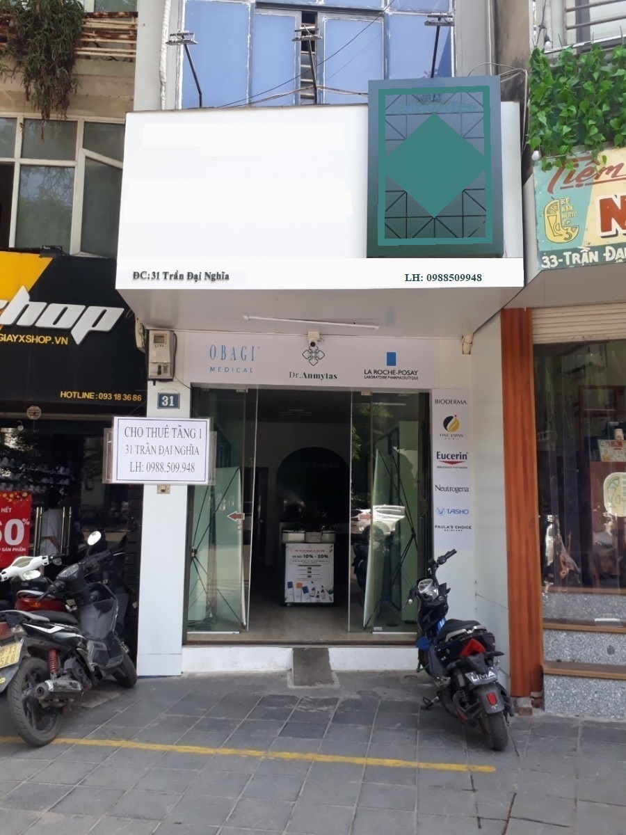 CHO THUÊ TẦNG 1 MẶT PHỐ TRẦN ĐẠI NGHĨA, PH. BÁCH KHOA, Q. HAI BÀ TRƯNG, HÀ NỘI (50M2) 14003079