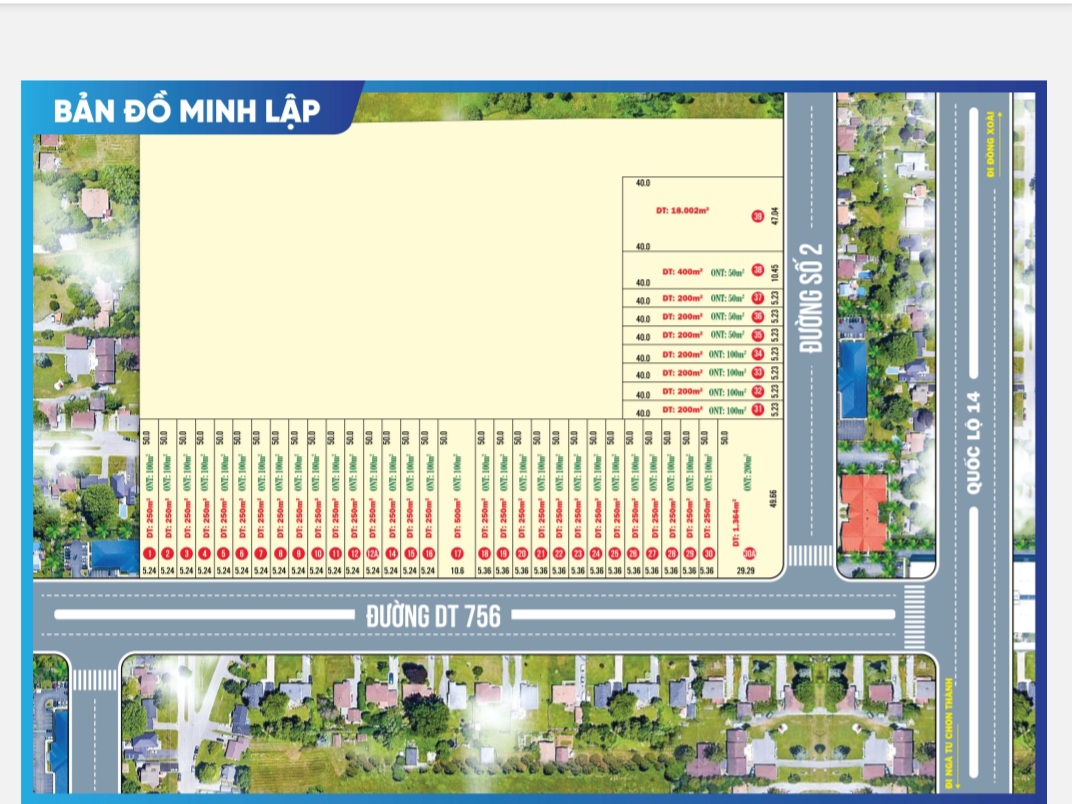 MINH LẬP CENTRAL - Bán đất giá siêu tốt Minh Lập, Chơn Thành, Bình Phước 14003317