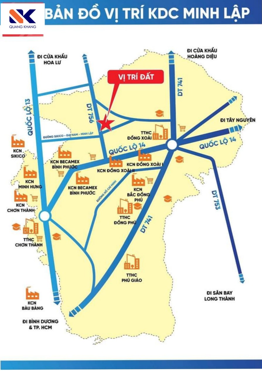 MINH LẬP CENTRAL - Bán đất giá siêu tốt Minh Lập, Chơn Thành, Bình Phước 14003317